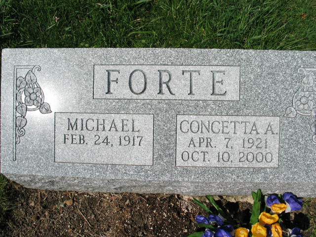 Michael and Concetta A. Forte